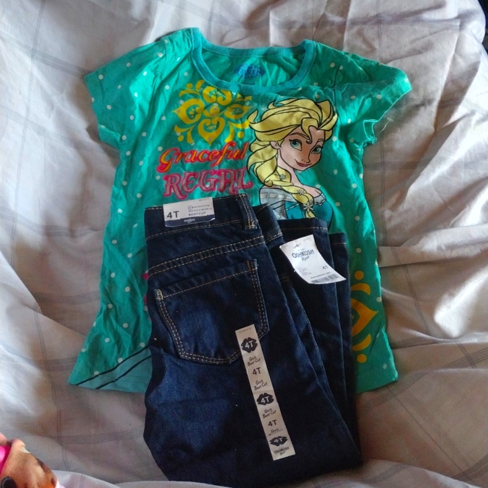 Jeans and tshirt